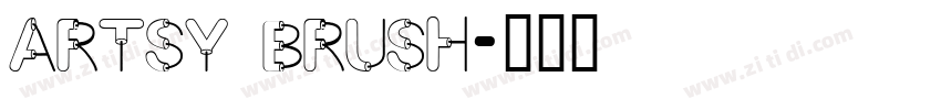 ARTSY BRUSH字体转换